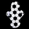 Toalla femenina tamaño Regular Futbol